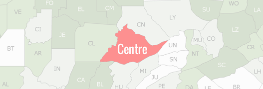Centre County Map